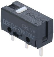 D2FC-F-7N(100M). - OMRON ELECTRONIC COMPONENTS - D2FC-F-7N(100M). - MICROSWITCH, SPST-NO, 0.01A, 6V, 0.59N