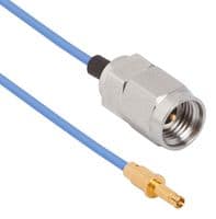 7093-5283 - AMPHENOL SV MICROWAVE - 7093-5283 - SMPS SIZE 16 D38999 PIN CONTACT TO 2.92MM MALE 12 CABLE ASSEMBLY FOR .047 CABLE 15AN7984