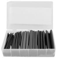 FP-301 KIT BLACK - 3M - FP-301 KIT BLACK - HEAT SHRINK TUBING KIT, 102 PIECES, PO, BLACK