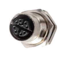 859-X08-203R0R4. - NORCOMP - 859-X08-203R0R4. - SENSOR CONN, RCPT, 8POS, M12, PANEL