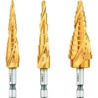 DWA1790IR - DEWALT - DWA1790IR - Three Piece IMPACT READY® Step Drill Bit Set - 1/8"¯7/8" - 19 Steps