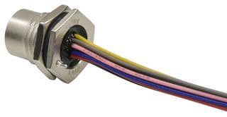 MSDS-04PFFC-SF8C50 - AMPHENOL LTW - MSDS-04PFFC-SF8C50 - SENSOR CORD, 4P M12 RCPT-FREE END, 19.7"