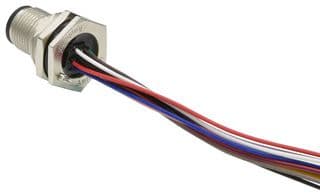 MSDS-04PMMC-SF8B50 - AMPHENOL LTW - MSDS-04PMMC-SF8B50 - SENSOR CORD, 4P M12 PLUG-FREE END, 19.7"