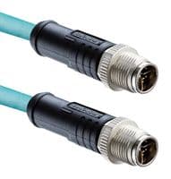 MSXS08ML-SXSML-SX003 - AMPHENOL LTW - MSXS08ML-SXSML-SX003 - CBL ASSY, 8P M12 PLUG-PLUG, 3M