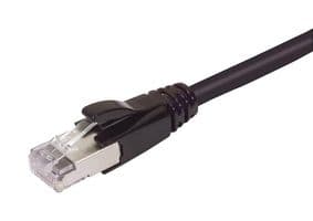 TRD695ABLK-100 - L-COM - TRD695ABLK-100 - ENET CORD, CAT6A, RJ45 PLUG-PLUG, 100