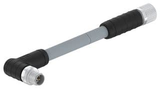 T4162AB9L25-002 - TE CONNECTIVITY - T4162AB9L25-002 - SENSOR CORD, M12 R/A PLUG-M12 RCPT, 1M