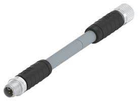 T41625B9L25-004 - TE CONNECTIVITY - T41625B9L25-004 - SENSOR CORD, 5P M12 PLUG-M12 RCPT, 3M
