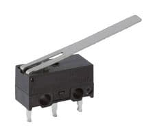 D2FL20 - OMRON ELECTRONIC COMPONENTS - D2FL20 - MICROSWITCH, SPDT, HINGE LEVER, 3A/125V