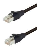 TRD695AZHF-BLK-3 - L-COM - TRD695AZHF-BLK-3 - PATCH CORD, RJ45 PLUG-PLUG, BLK, 3FT