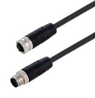 TRG883-P4B-05M - L-COM - TRG883-P4B-05M - SENSOR CORD, 8P M12 PLUG-RCPT, 19.7"