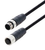 TRG884-P6B-05M - L-COM - TRG884-P6B-05M - SENSOR CORD, 8P M12 PLUG-RCPT, 19.7"