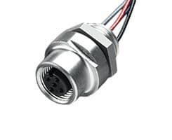 DEL-120070-0168 - MOLEX - DEL-120070-0168 - CABLE ASSY, 4P M12 RCPT-FREE END, 19.7"