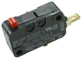 D3V-16G-3C25-K - OMRON ELECTRONIC COMPONENTS - D3V-16G-3C25-K - SWITCH, PIN PLUNGER, SPST-NO, 250V, 16A
