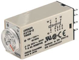 H3YN-2 DC12 - OMRON INDUSTRIAL AUTOMATION - H3YN-2 DC12 - SOLID STATE TIMER, DPDT, 12VDC