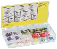 923351-I. - 3M - 923351-I. - JUMPER WIRE KIT, 350 PIECES, 22 AWG, 14 LENGTHS, ASSORTED COLORS