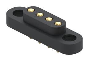 858-10-004-10-002000 - MILL-MAX - 858-10-004-10-002000 - CONN, SPRING LOADED HDR, 4POS, 4MM, TH