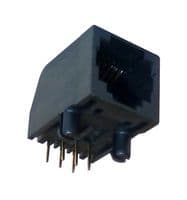 RJE031880110 - AMPHENOL COMMUNICATIONS SOLUTIONS - RJE031880110 - RJ45 CONN, R/A JACK, 8P8C, 1PORT, TH