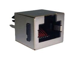 RJE061881420 - AMPHENOL COMMUNICATIONS SOLUTIONS - RJE061881420 - RJ45 CONNECTOR, 1PORT, JACK, 8P8C, CAT3