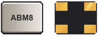ABM8G-20.000MHZ-18-D2Y-T - ABRACON - ABM8G-20.000MHZ-18-D2Y-T - CRYSTAL, 20MHZ, 18PF, 3.2 X 2.5MM