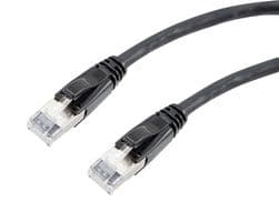 TRD626ASR-BLK-15F - L-COM - TRD626ASR-BLK-15F - ENET CABLE, CAT6A, RJ45 PLUG-PLUG, 15FT