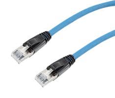 TRD626ASZ-BLU-7F - L-COM - TRD626ASZ-BLU-7F - ENET CABLE, CAT6A, RJ45 PLUG-PLUG, 7FT