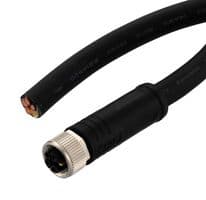 TRGK505-P4B-1M - L-COM - TRGK505-P4B-1M - SENSOR CABLE, 5P M12 RCPT-FREE END, 3.3