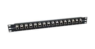 PR175C6A-16S - L-COM - PR175C6A-16S - PATCH PANEL, 16P, RJ45 COUPLER, 1U/CAT6A