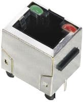 RJHSE3382 - AMPHENOL COMMUNICATIONS SOLUTIONS - RJHSE3382 - CAT5 RJ45 MODULAR JACK, 8 POSITION, 1 PORT