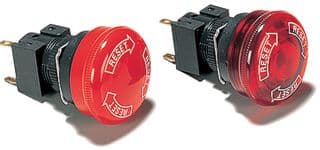 DEL-A165E-S-01 - OMRON STI - DEL-A165E-S-01 - SWITCH, EMERGENCY STOP, SPST-NC, 250VAC
