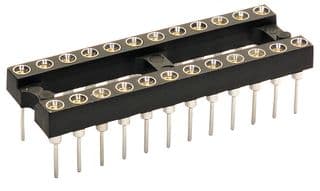 111-43-324-41-001000 - MILL-MAX - 111-43-324-41-001000 - DIP SOCKET, 24 POSITION, THROUGH HOLE