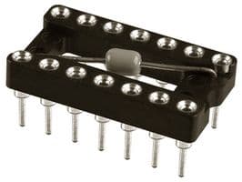 110-43-314-41-801000 - MILL-MAX - 110-43-314-41-801000 - DIP SOCKET, 14 POSITION, THROUGH HOLE
