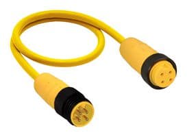 RSRK40-839/12M - LUMBERG AUTOMATION - RSRK40-839/12M - SENSOR CORD, MINI 7/8" PLUG-RCPT, 39.4