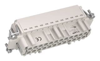 381166840 - LAPP - 381166840 - HEAVY DUTY INSERT, RCPT, 24+PE POS, 16A