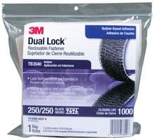 TB3540 - 3M - TB3540 - DUAL LOCK RECLOSABLE FASTENER, BLACK, 25.4MM