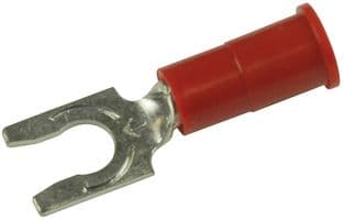 94867 - 3M - 94867 - TERMINAL, SPADE/FORK, #8, CRIMP, RED