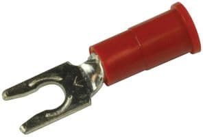 94865 - 3M - 94865 - TERMINAL, SPADE/FORK, #6, CRIMP, RED