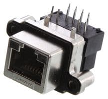 MRJ5381P1 - AMPHENOL COMMUNICATIONS SOLUTIONS - MRJ5381P1 - RUGGED RJ45 JACK, R/A, 8P8C, 1PORT, TH
