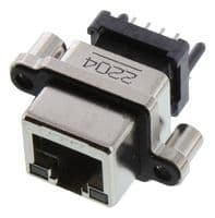 MRJ5481MF - AMPHENOL COMMUNICATIONS SOLUTIONS - MRJ5481MF - RUGGED RJ45 JACK, 8P8C, 1PORT, TH