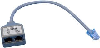 ECS204-1 - L-COM - ECS204-1 - PATCH CORD, CAT3, UTP, 10", GREY