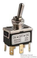 SPC21167 - MULTICOMP PRO - SPC21167 - SWITCH, TOGGLE, DPDT, 20A, 125V