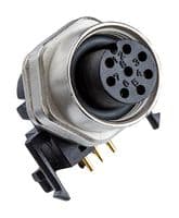 MSAS-08PFFR-SF7003. - AMPHENOL LTW - MSAS-08PFFR-SF7003. - SENSOR CONN, M12, R/A RCPT, 8POS, PANEL