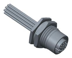 MSAS-08PFFS-SF8001 - AMPHENOL LTW - MSAS-08PFFS-SF8001 - SENSOR CONN, M12, RCPT, 8POS, SOLDER