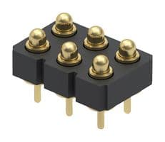 823-22-006-10-000101 - MILL-MAX - 823-22-006-10-000101 - CONNECTOR, HEADER, 6POS, 2ROW, 2.54MM