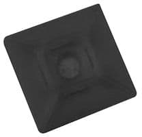 CTB75X75BKA-C - 3M - CTB75X75BKA-C - CABLE TIE MOUNT, 4-WAY, 19MML X 19MM W, NYLON, PK100, BLACK