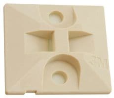 CTB1X1BKA-C - 3M - CTB1X1BKA-C - CABLE TIE MOUNT, 4-WAY, 25MML X 25MM W, NYLON, PK100, BLACK