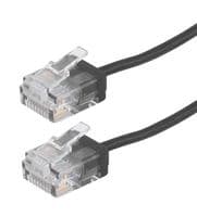 TRD634-BLK-5F - L-COM - TRD634-BLK-5F - ENET CORD, CAT6, RJ45 PLUG-PLUG, 5FT