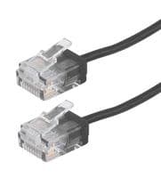 TRD634-BLK-50F - L-COM - TRD634-BLK-50F - ENET CORD, CAT6, RJ45 PLUG-PLUG, 50FT