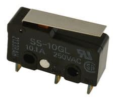 SS10GL - OMRON ELECTRONIC COMPONENTS - SS10GL - MICROSWITCH, HINGE LEVER, SPDT 10A 250V