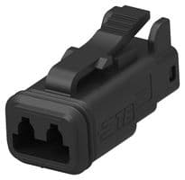 2600023-1 - DEUTSCH - TE CONNECTIVITY - 2600023-1 - AUTOMOTIVE HOUSING, PLUG, 2POS, BLACK