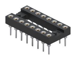 110-47-316-41-001000 - MILL-MAX - 110-47-316-41-001000 - DIP SOCKET, 16POS, 2.54MM, THROUGH HOLE